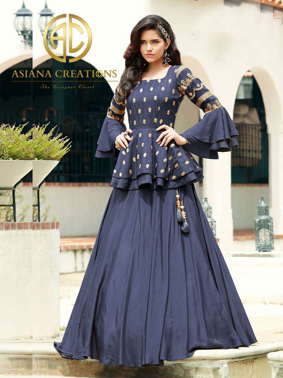indowestern gowns uk