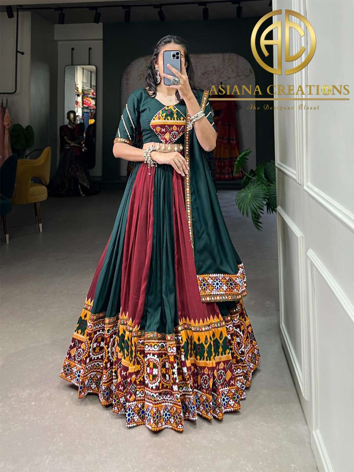 Navratri Lehenga Choli Sets LNB1617MRN