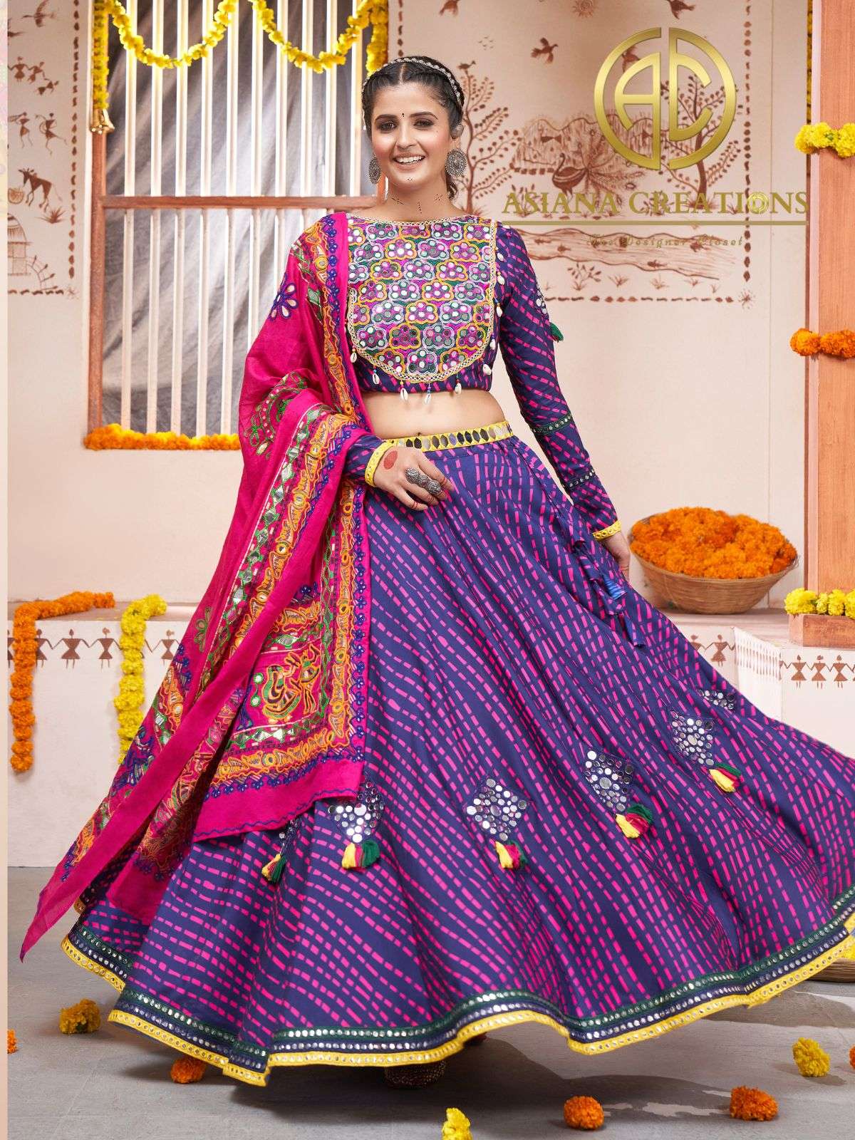 Navratri Lehenga Choli Sets  SHKL2361