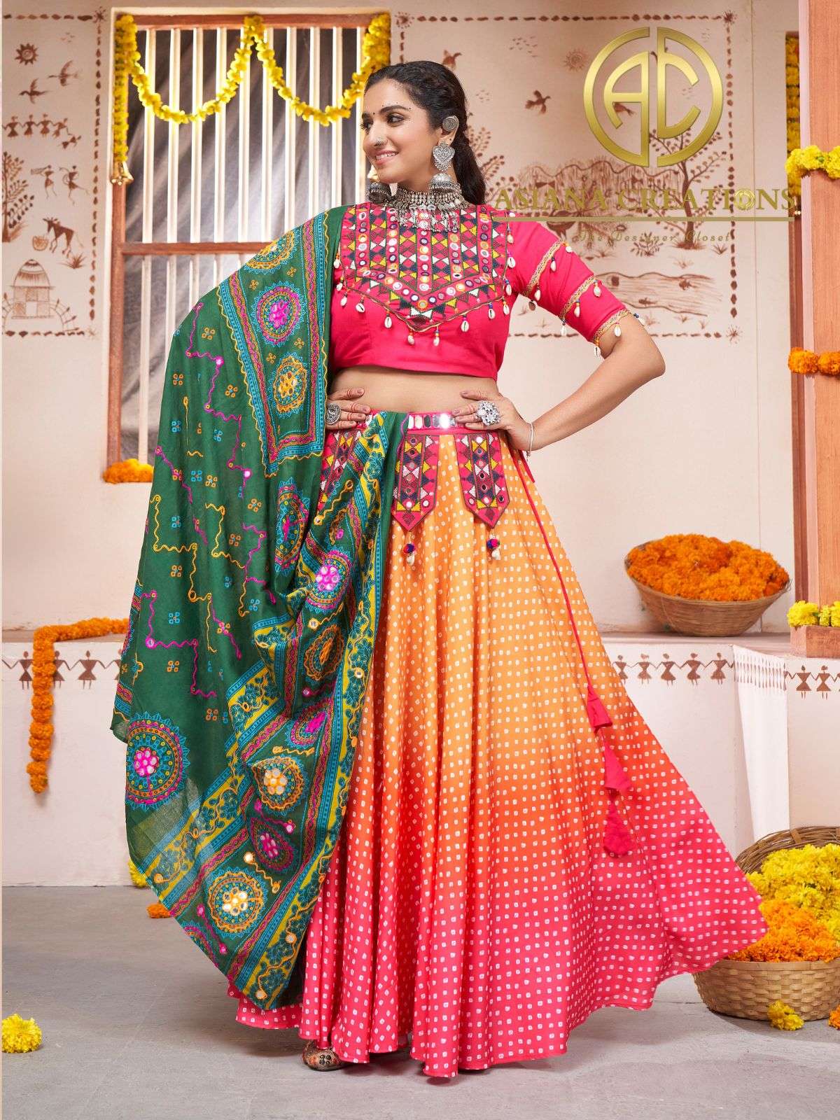 Navratri Lehenga Choli Sets  SHKL2363