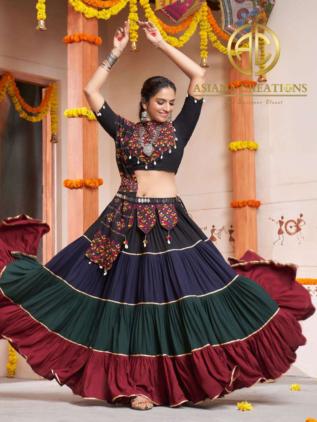 Navratri Lehenga Choli Sets  SHKL2365