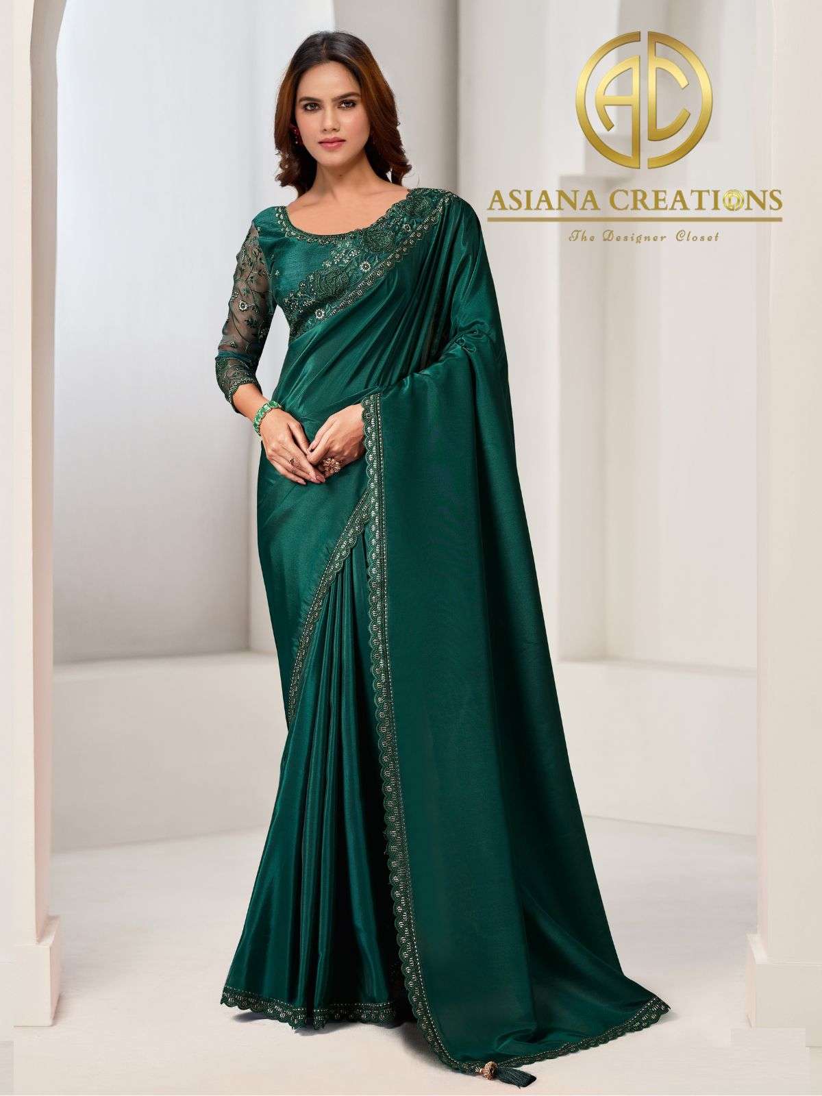 Silk Party and Designer Wear Saree DS43918