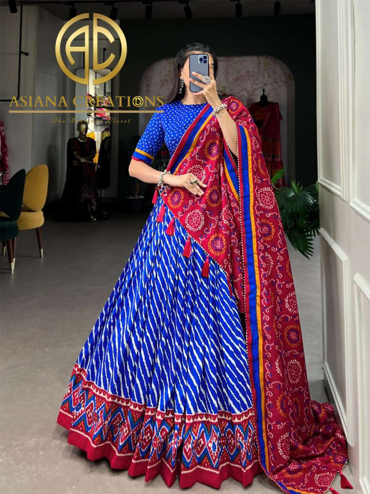 Navratri Lehenga Choli Sets LNB1224RBL