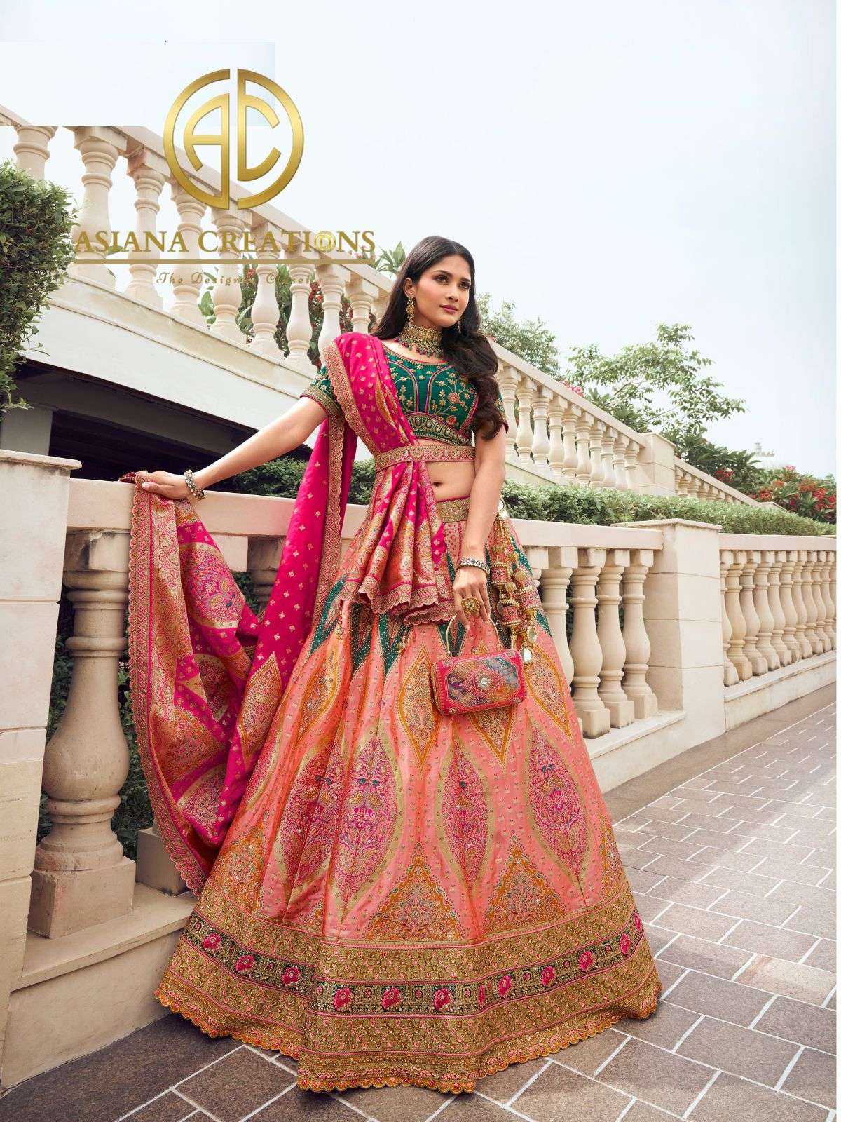 Banarasi Silk Bridal Lehenga DS10299