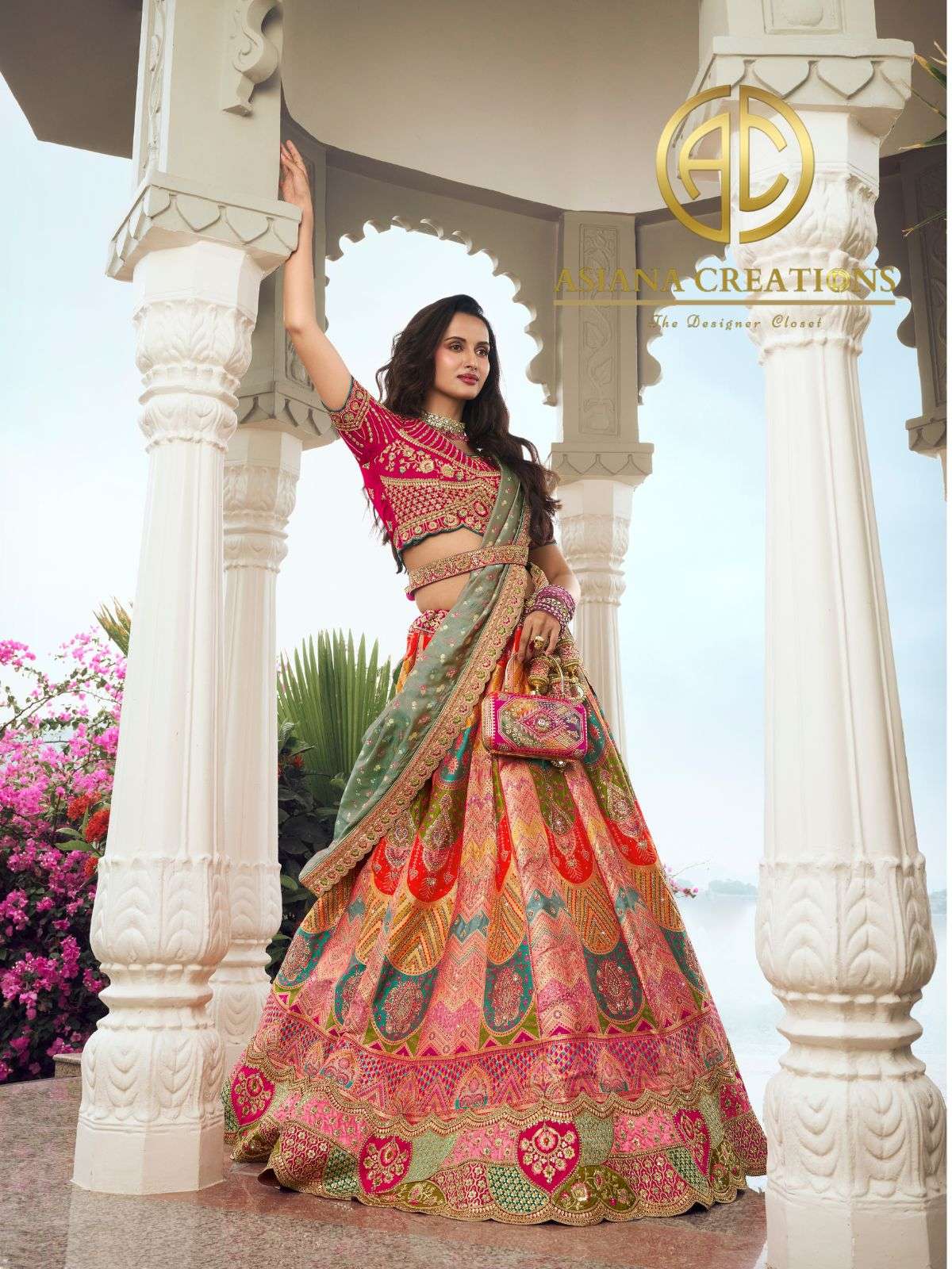 Banarasi Silk Bridal Lehenga DS10300