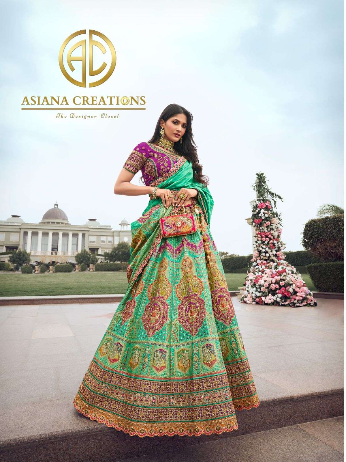 Banarasi Silk Bridal Lehenga DS10301