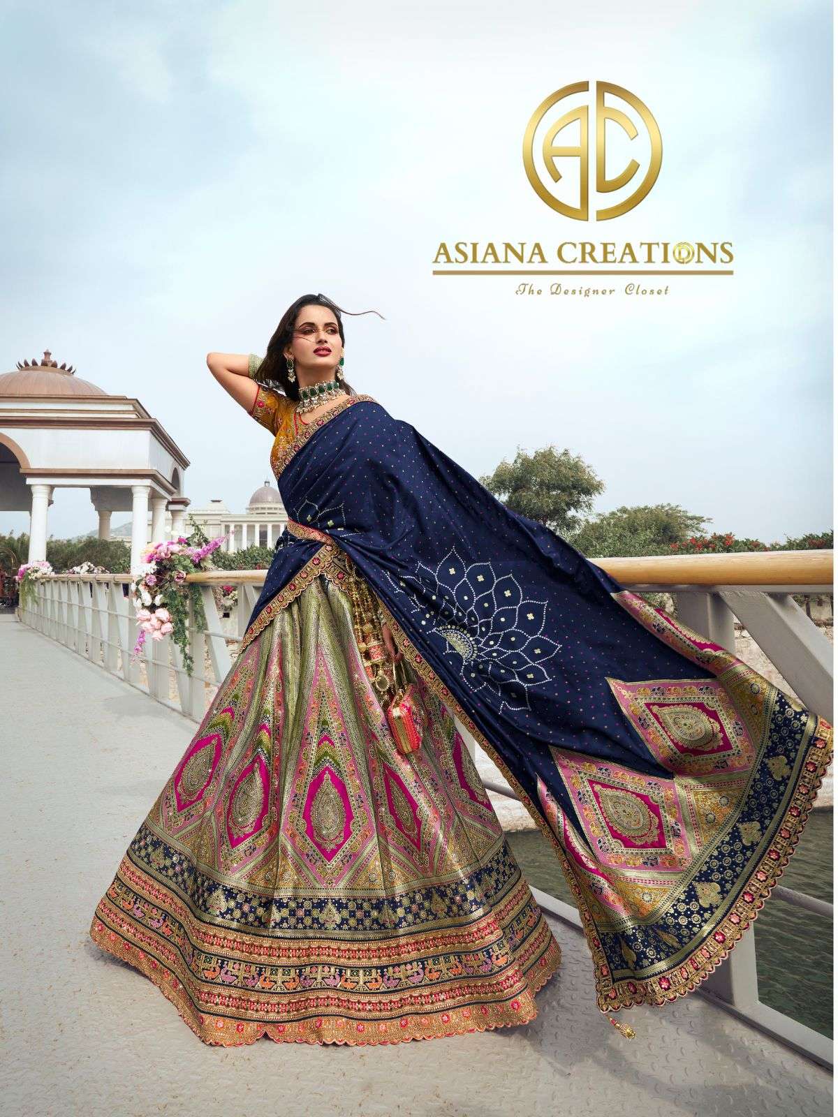 Banarasi Silk Bridal Lehenga DS10302