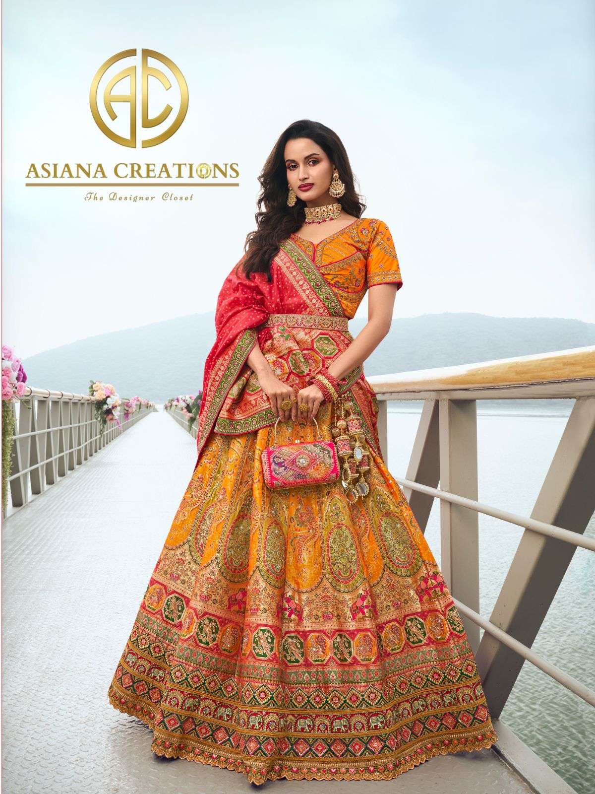 Banarasi Silk Bridal Lehenga DS10303