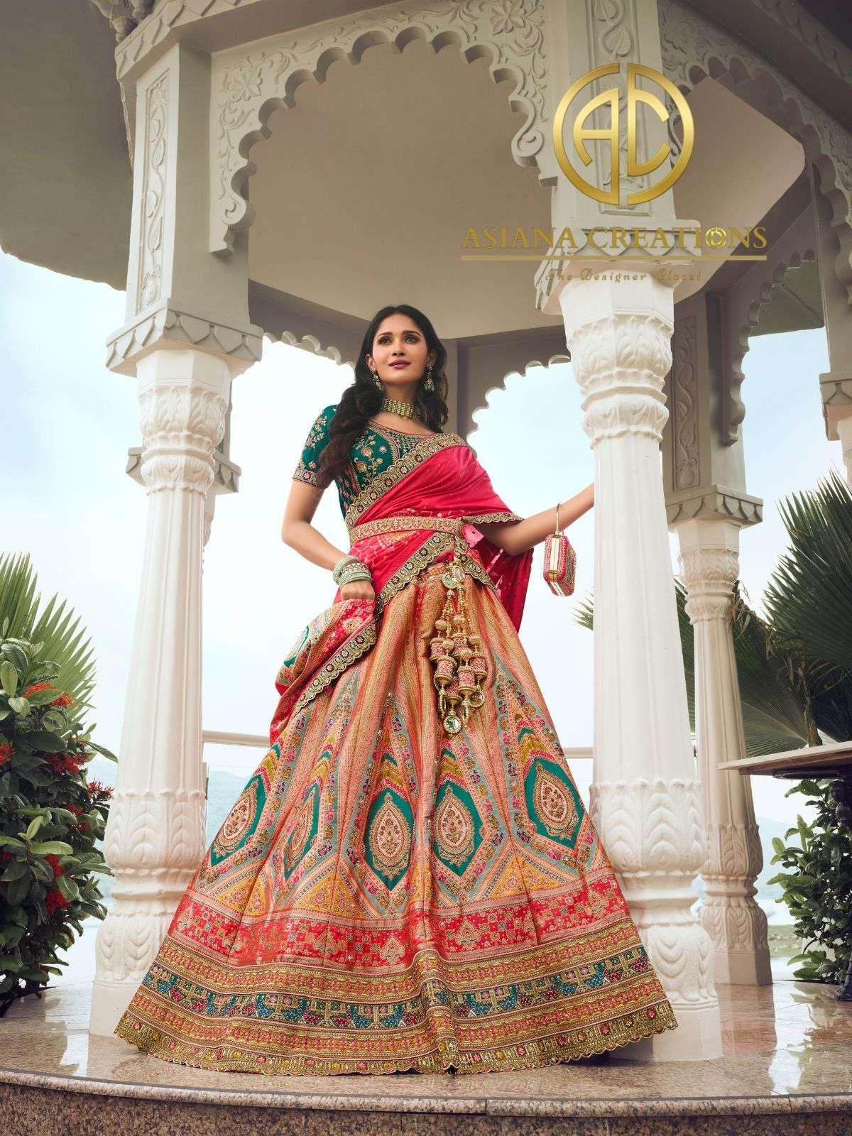 Banarasi Silk Bridal Lehenga DS10304