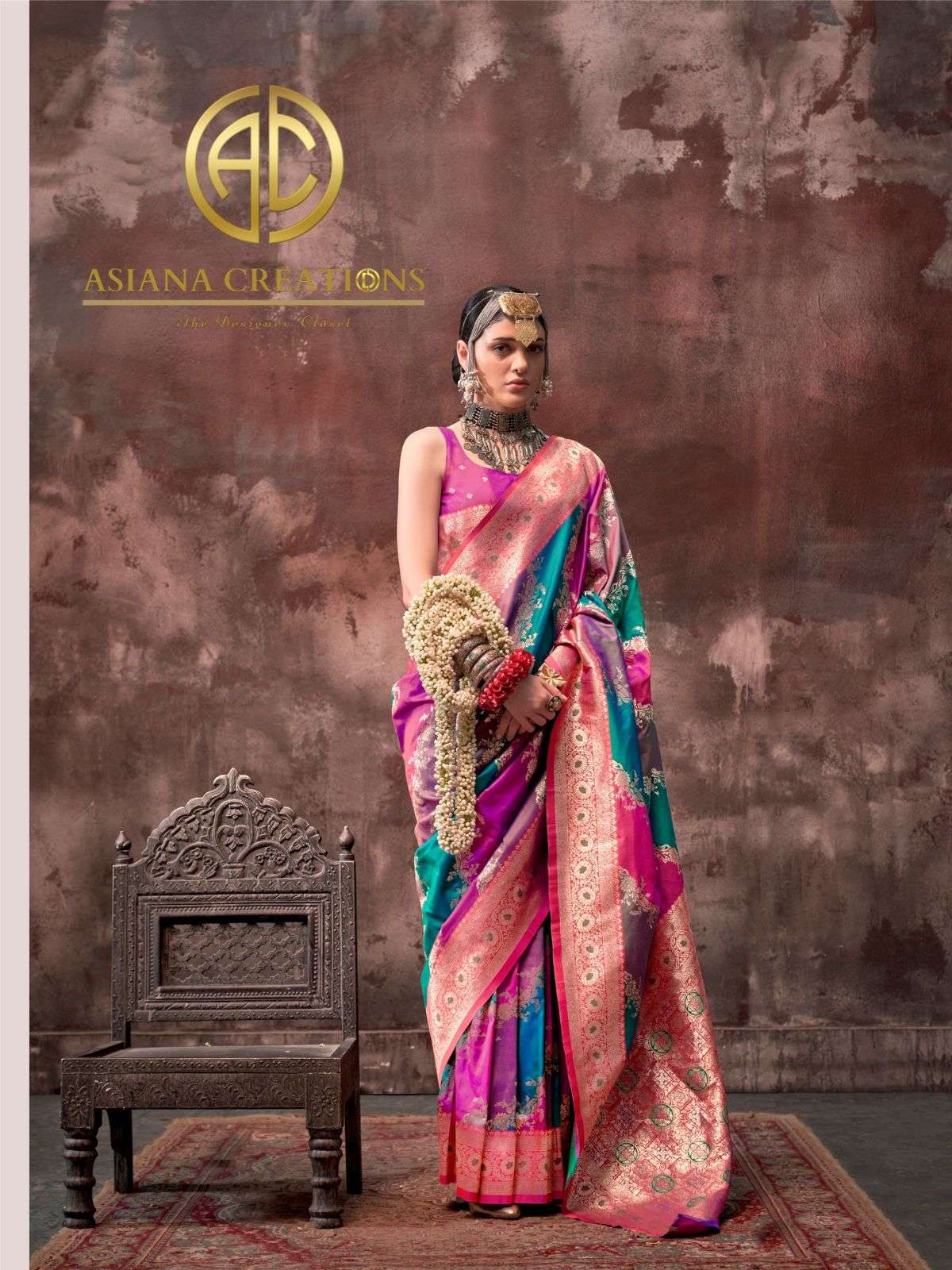 Handloom Silk Traditional Wedding Saree DSSR20004