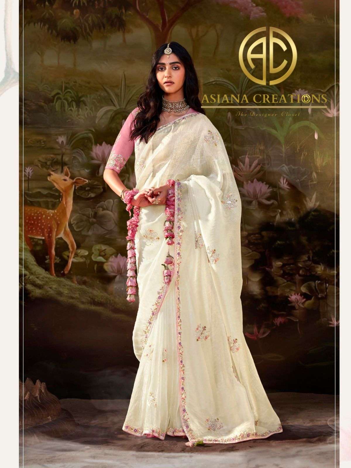 Designer Traditional Saree with Blouse DSKIMO5345