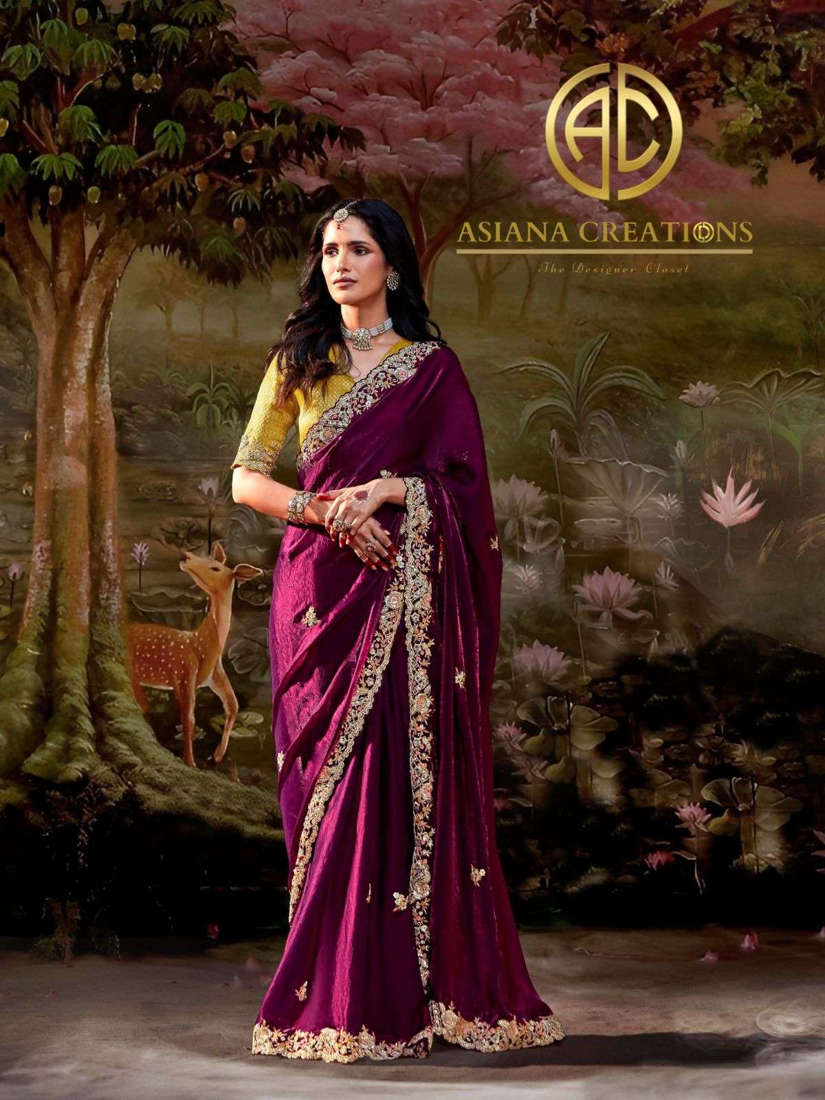 Designer Traditional Saree with Blouse DSKIMO5346