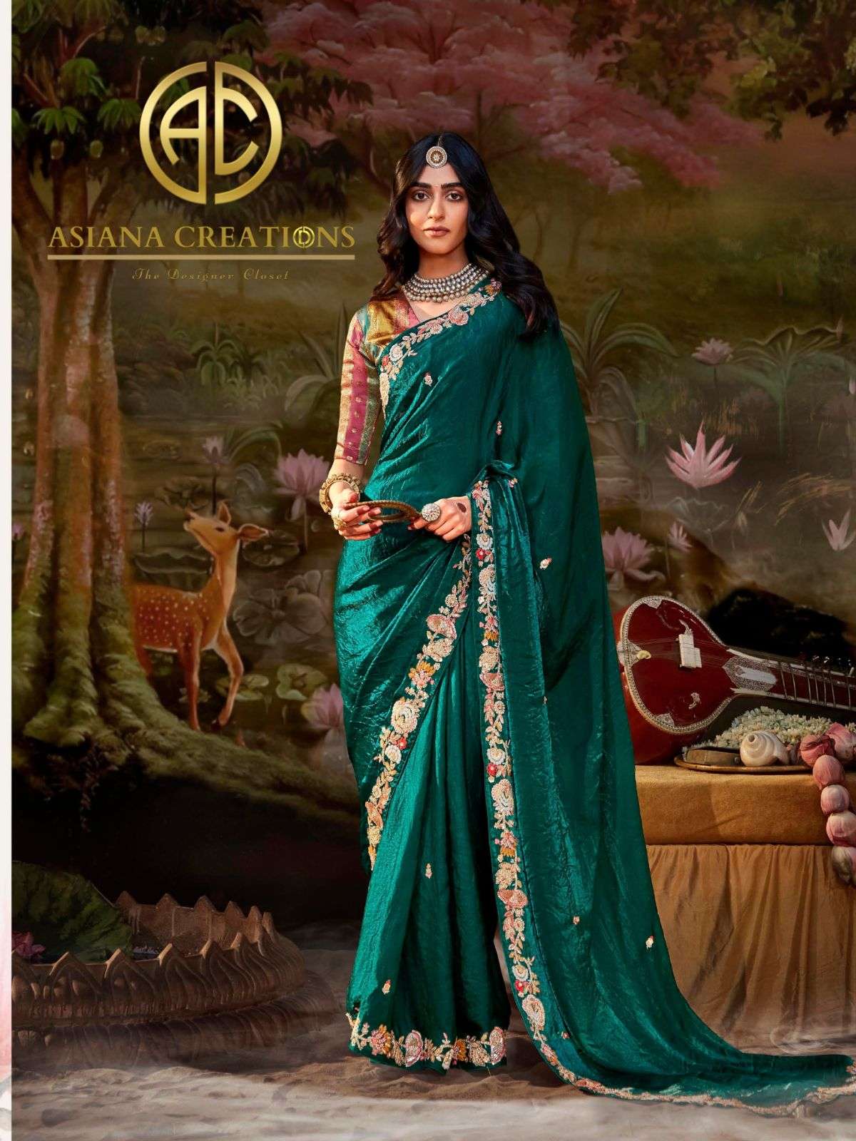 Designer Traditional Saree with Blouse DSKIMO5353