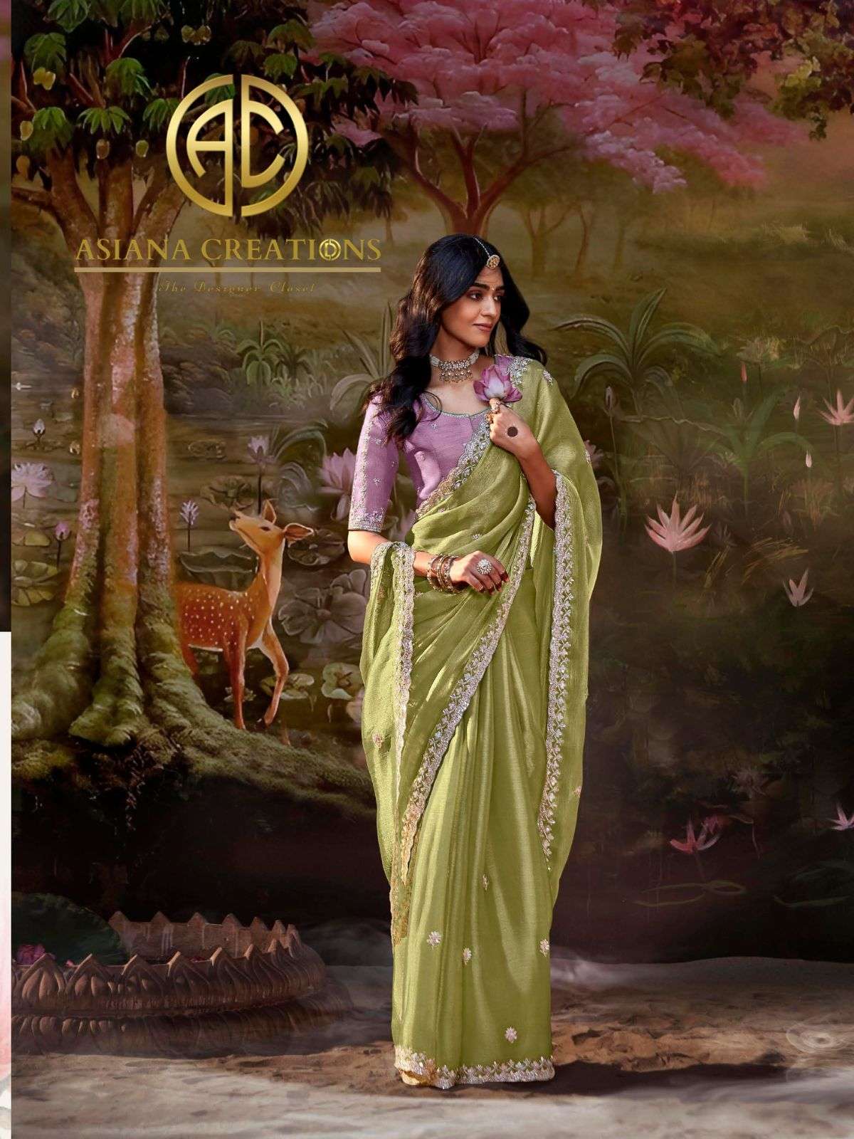 Designer Traditional Saree with Blouse DSKIMO5355