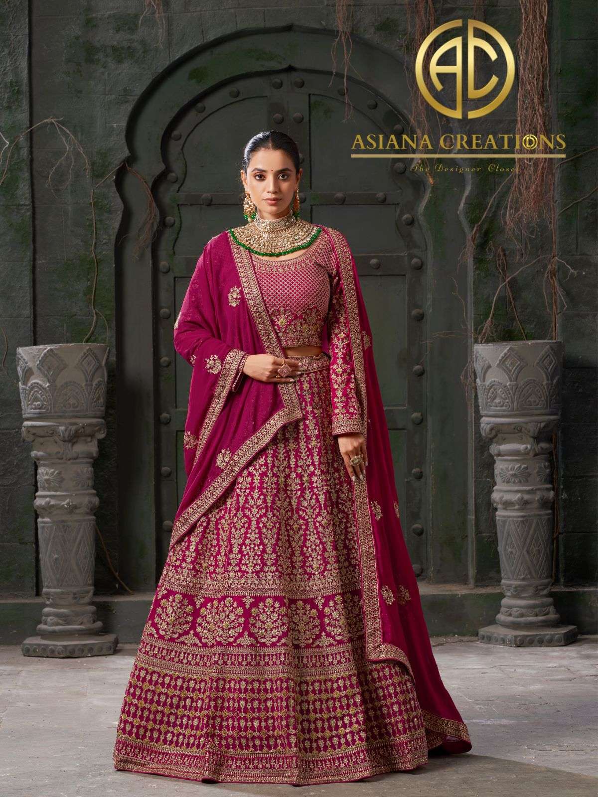 Premium Georgette Bridal lehenga Sets DSL12002