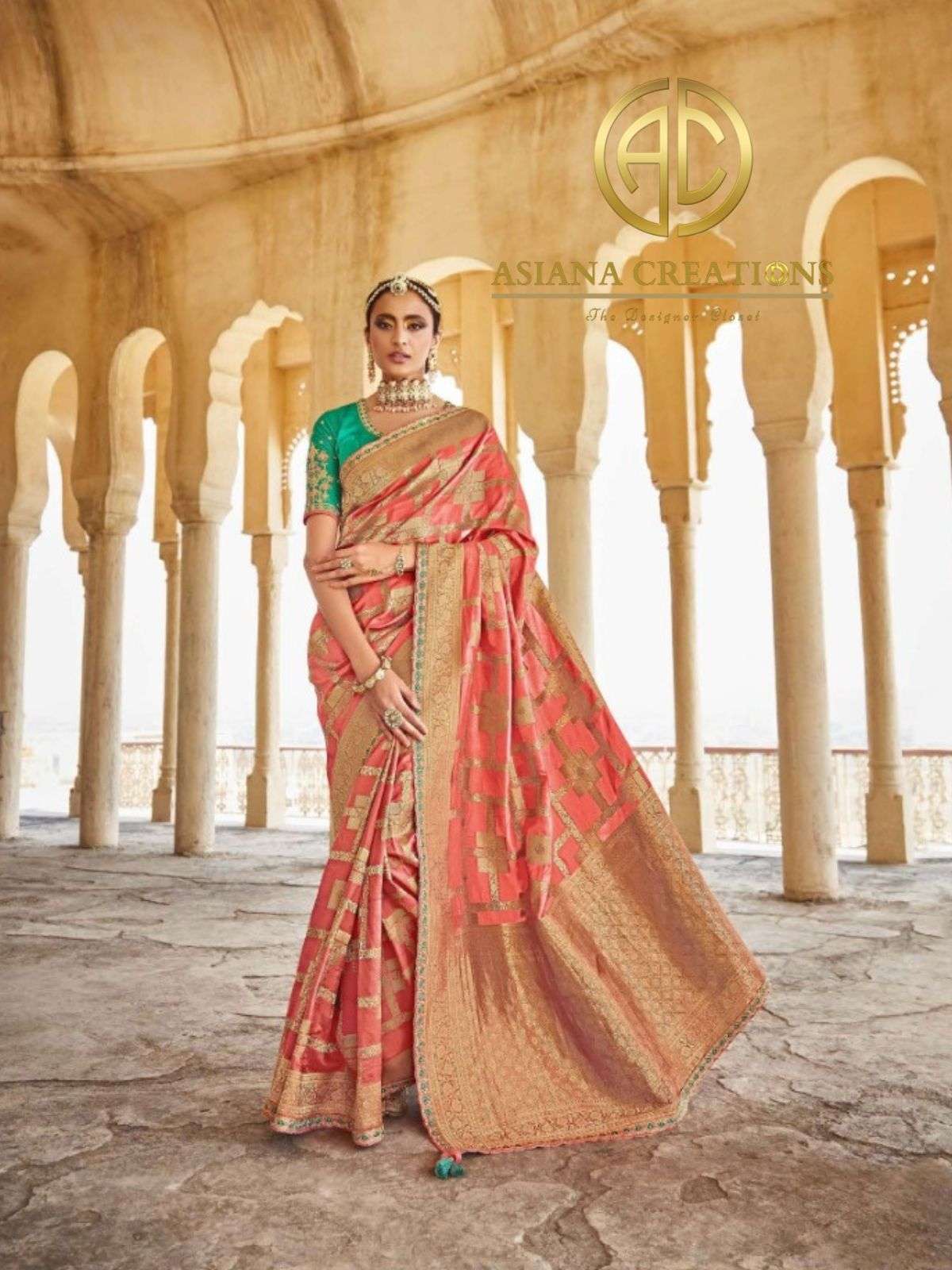 Fancy Silk Traditional Weaving Saree with Blouse DS105