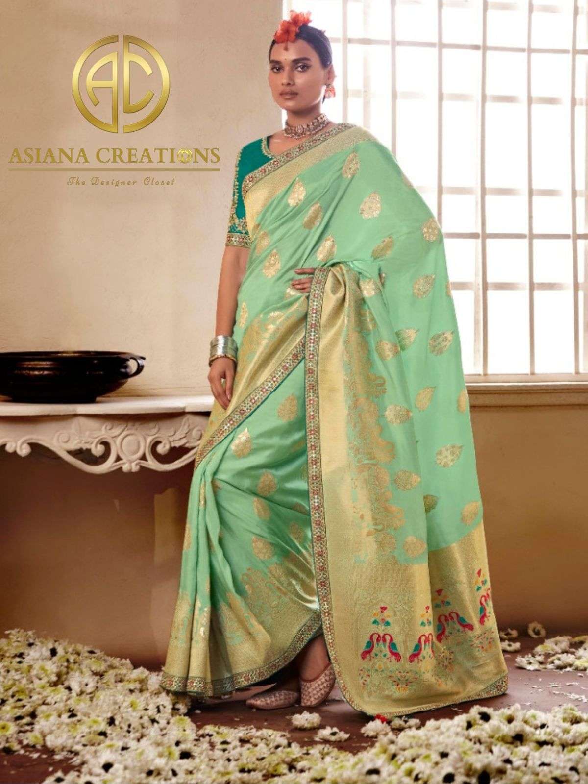 Fancy Silk Traditional Weaving Saree with Blouse DS146