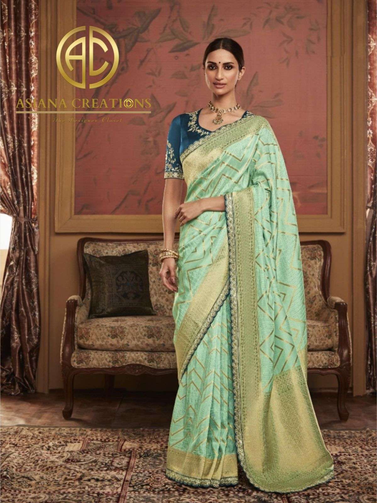 Fancy Silk Traditional Weaving Saree with Blouse DSSA182