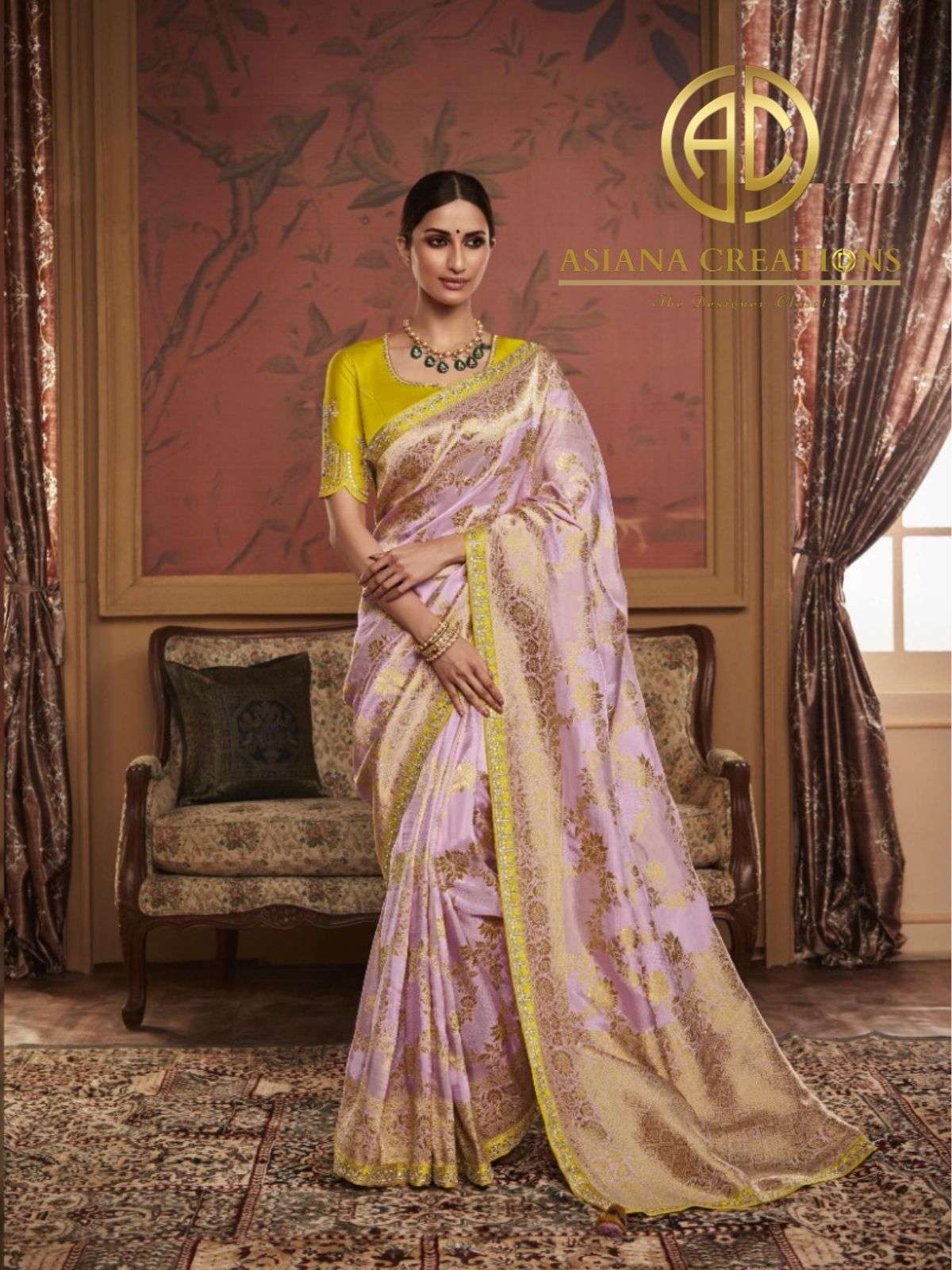 Fancy Silk Traditional Weaving Saree with Blouse DSSA190