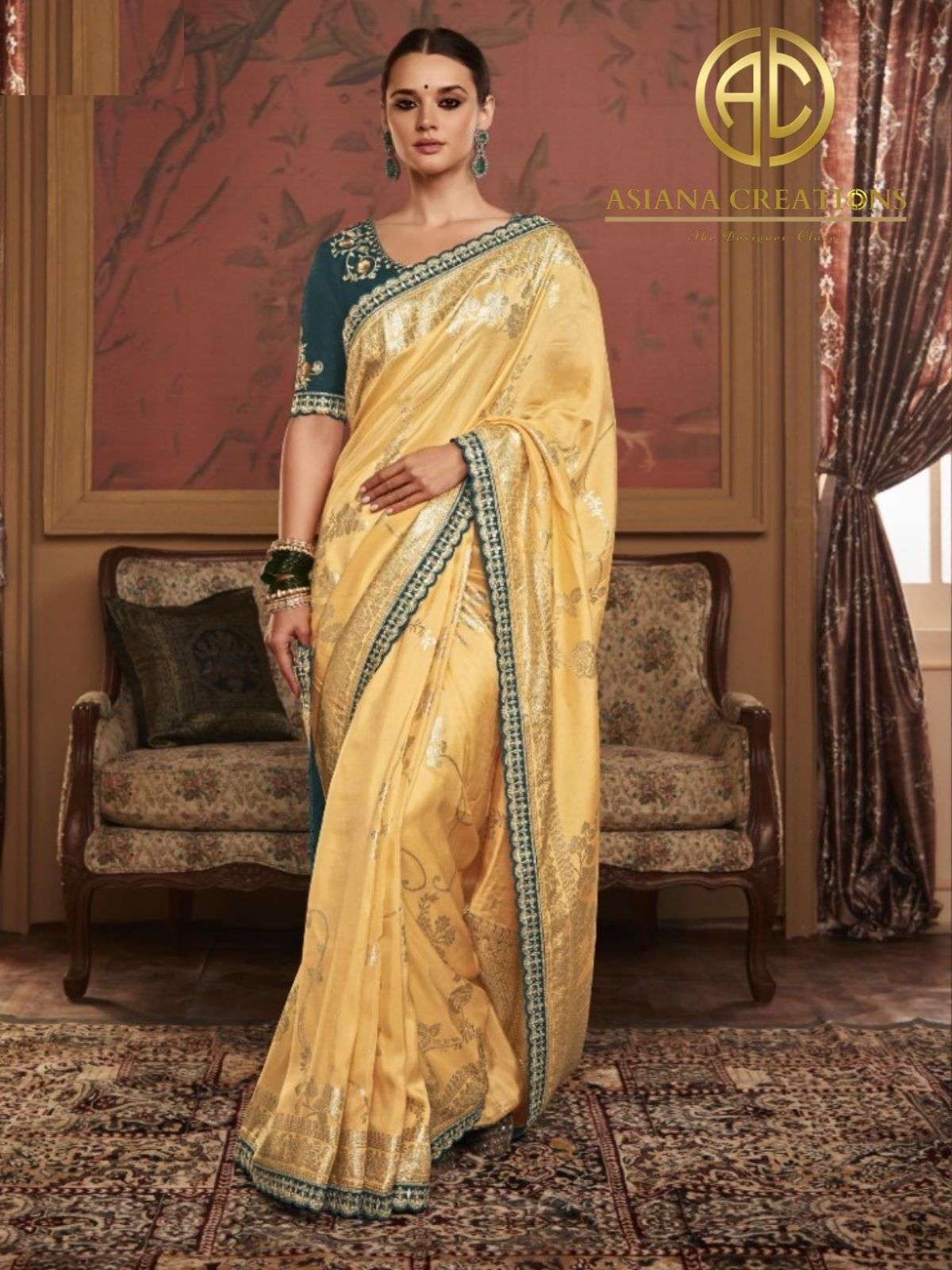 Fancy Silk Traditional Weaving Saree with Blouse DSSA191