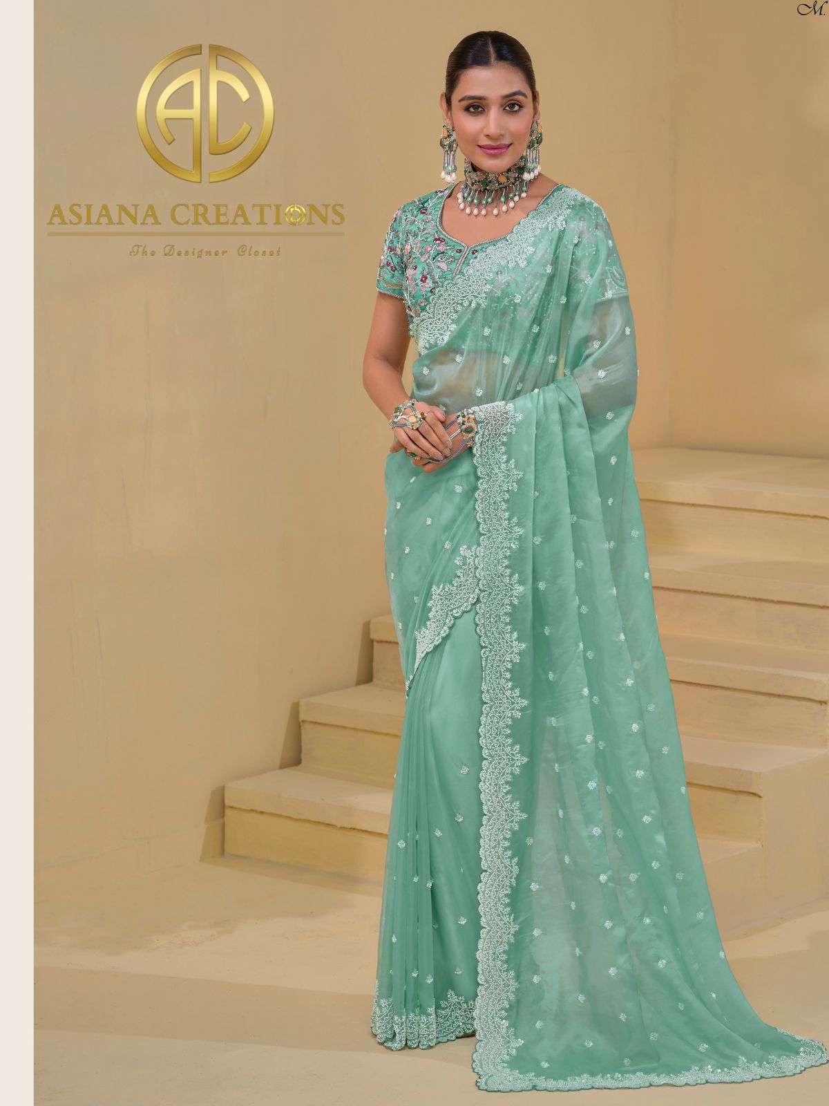 Designer andParty wear Saree with Blouse DS7501