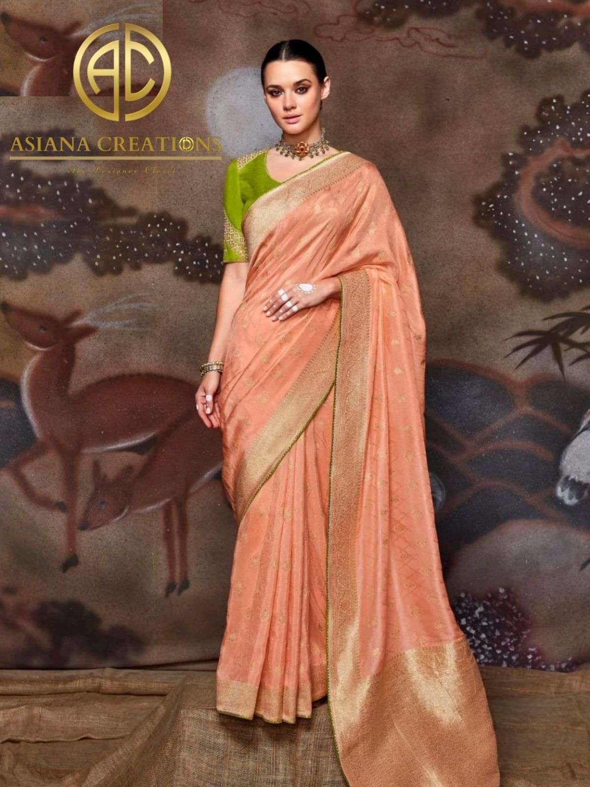 Fancy Woven Silk Traditional Saree with Blouse DSSA166